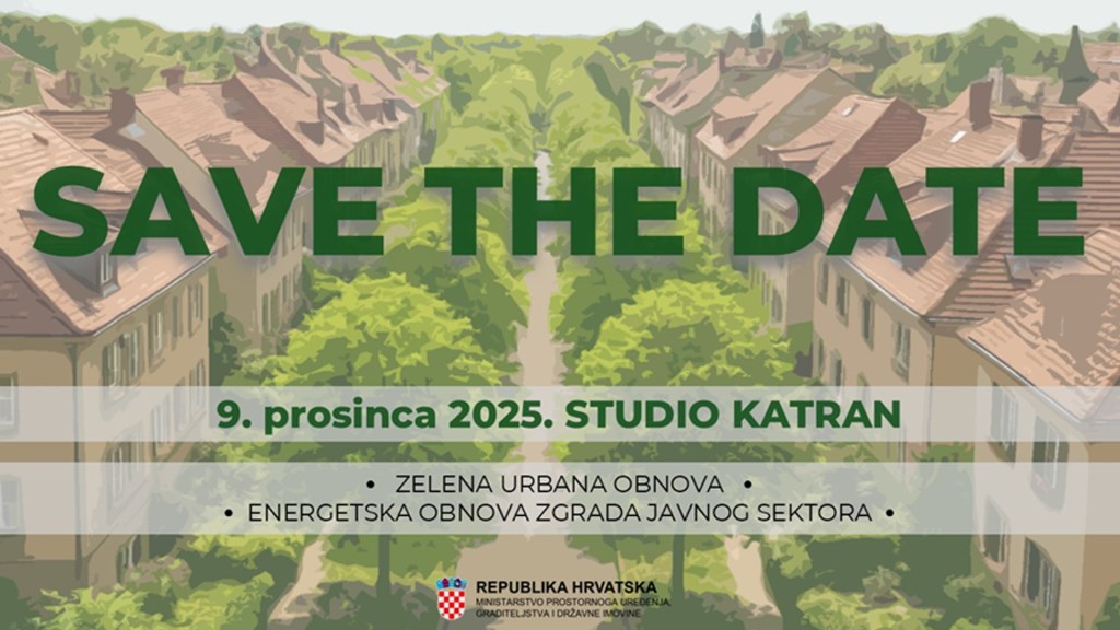 Radionica: “Zelena urbana obnova & Energetska obnova javnih&nbsp;zgrada”