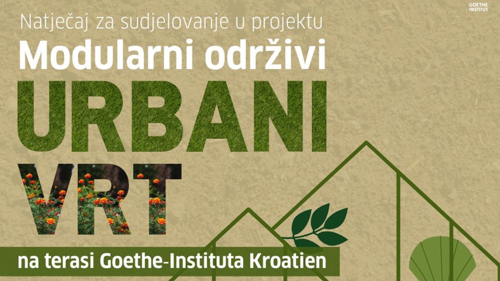 Poziv za studente: Modularni održivi urbani vrt na terasi Goethe-Instituta Kroatien